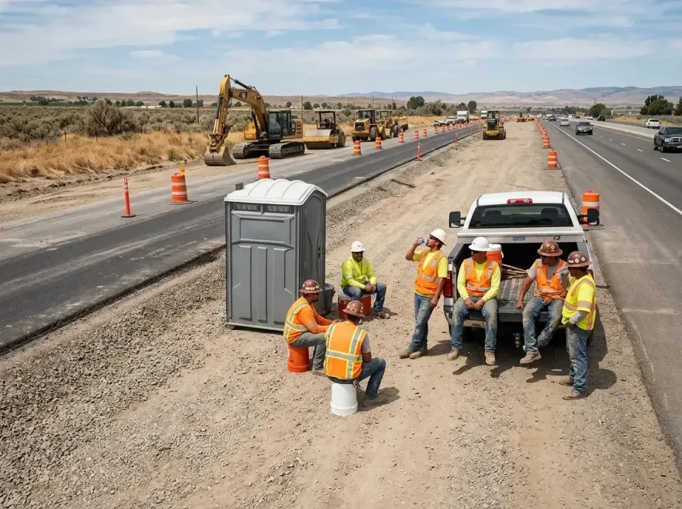 highway-road-construction-crew-007 — frequently asked questions, Porta Potty and Restroom Rentals in Stepping Stone, CO